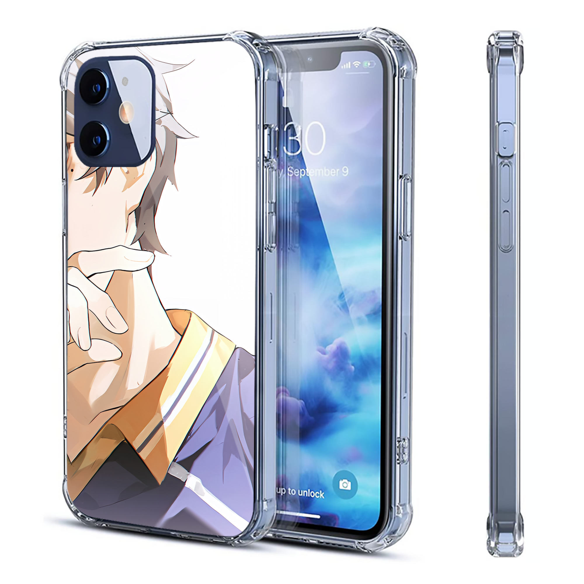 （画像用） ハイキュー!! Haikyu!! 【iPhone 12シリーズ対応】透明スマホケース（クリアソフトケース）